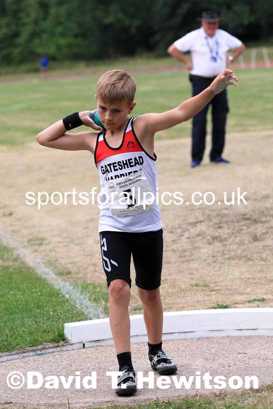 Shot putt, 2022 NEGP Monkton 5, Wednesday, July 20th. Photo: David T. Hewitson/Sports for All Pics